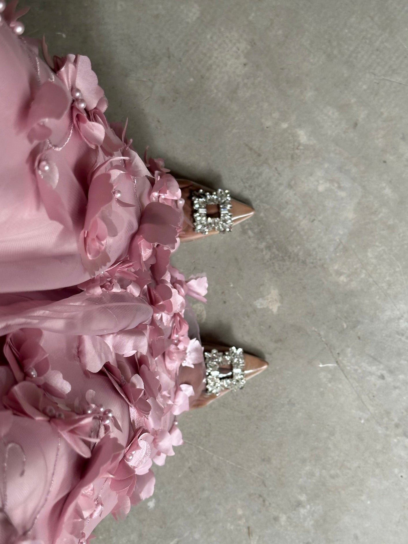 Rosewater - 3D Floral Abaya