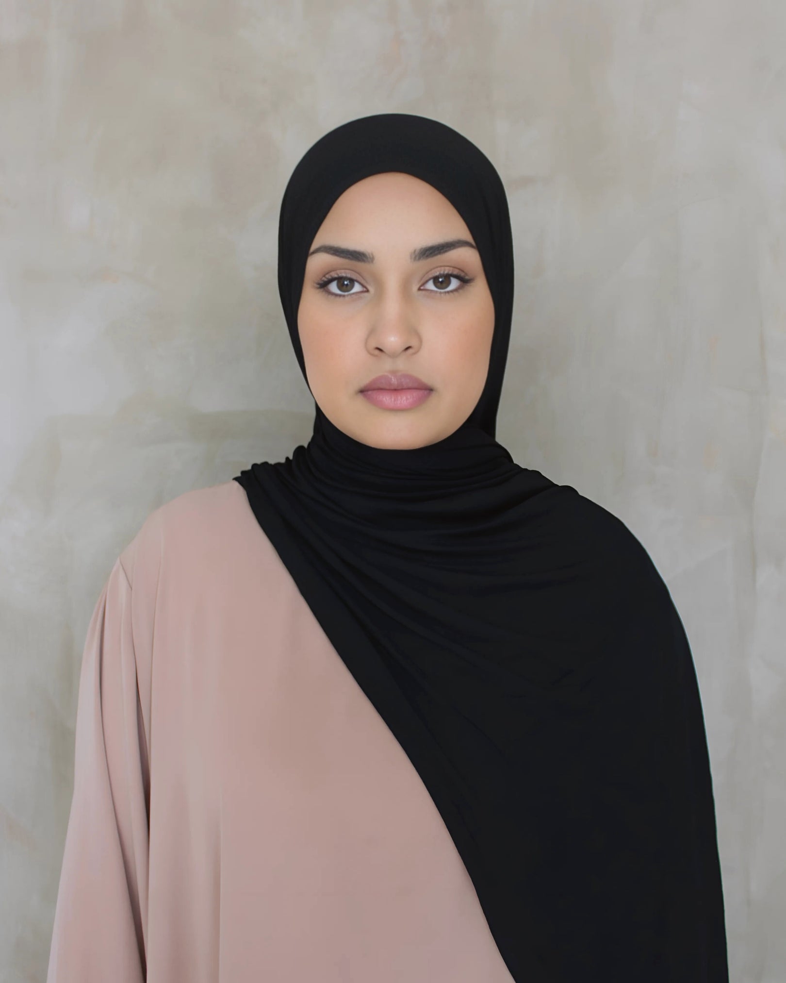 Black Premium Jersey Hijab