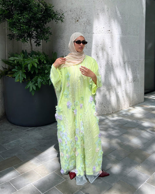 Spring Dew - Embellished Abaya