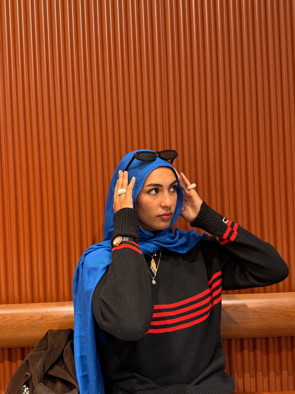 Cobalt Blue Modal Hijab