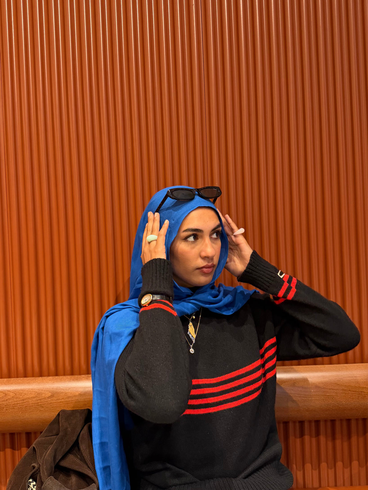 Cobalt Blue Modal Hijab