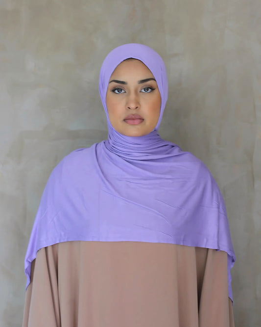 Lilac Premium Jersey Hijab