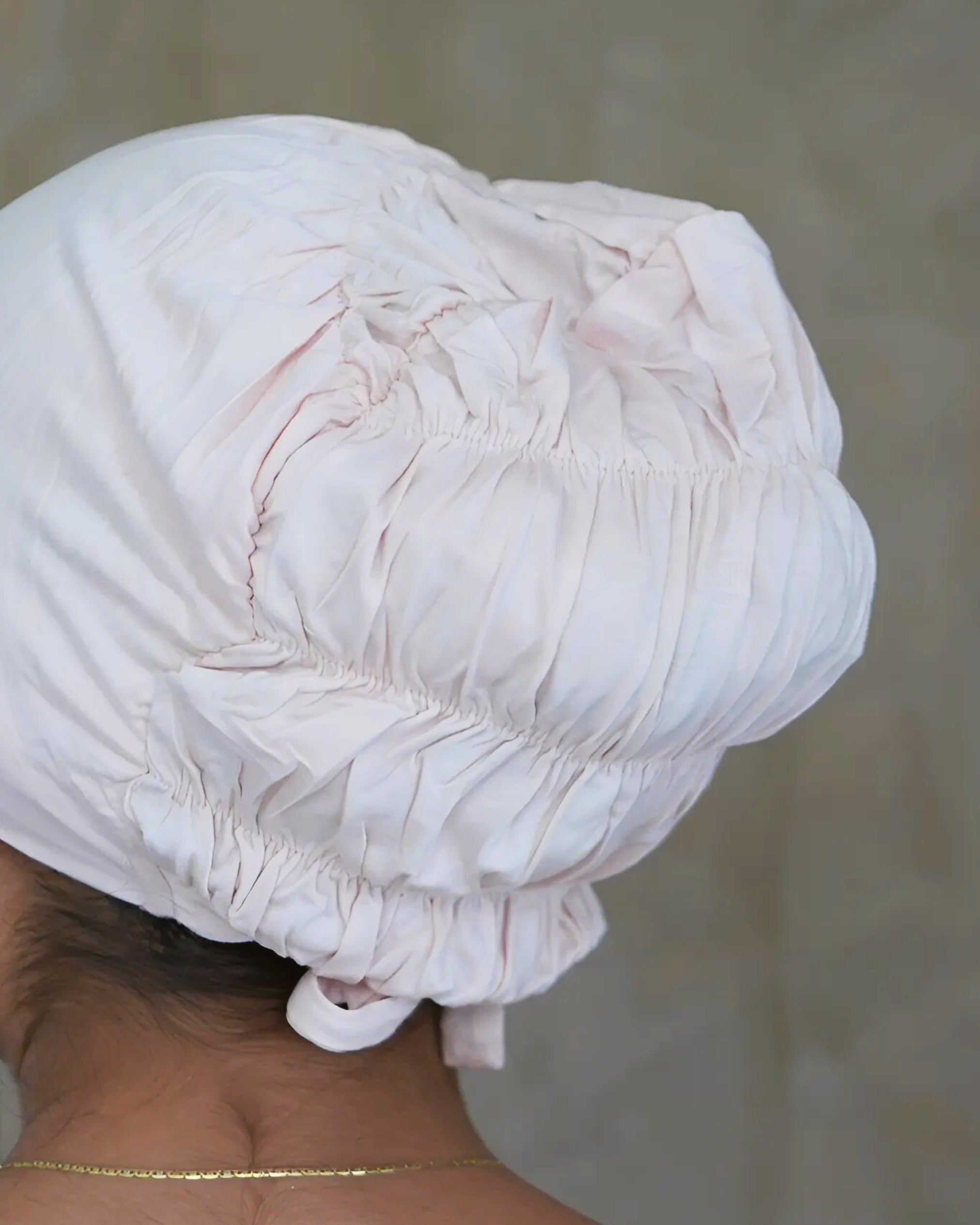 Cream Tie Back UnderCap