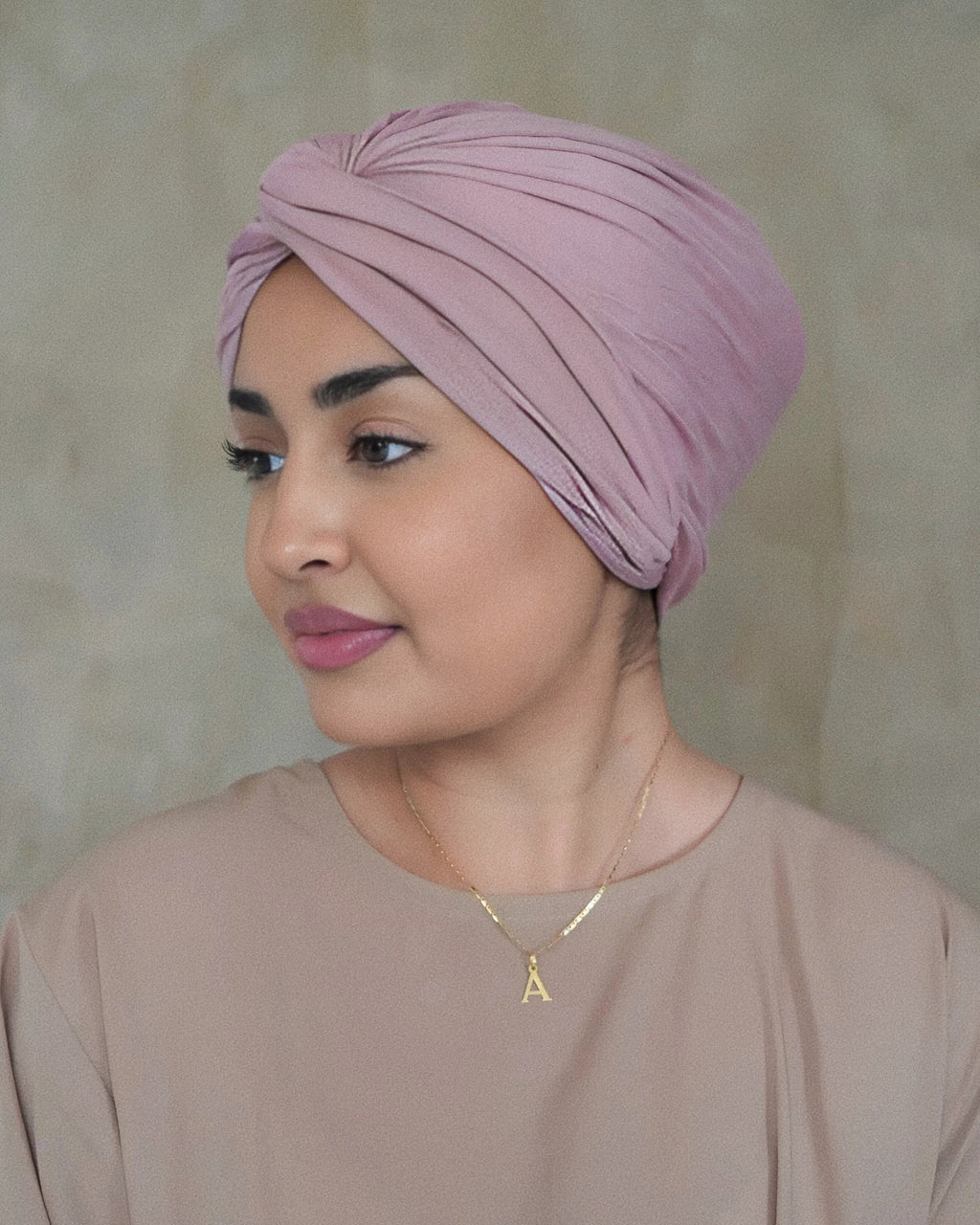 Mulberry Jersey Turban Wrap