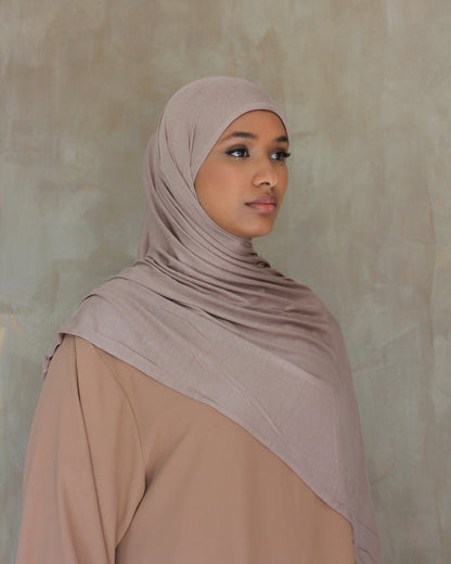 Beige Premium Jersey Hijab