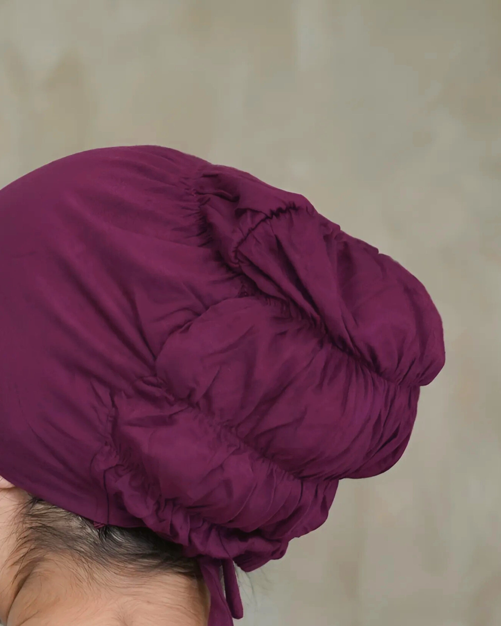 Maroon Tie Back UnderCap