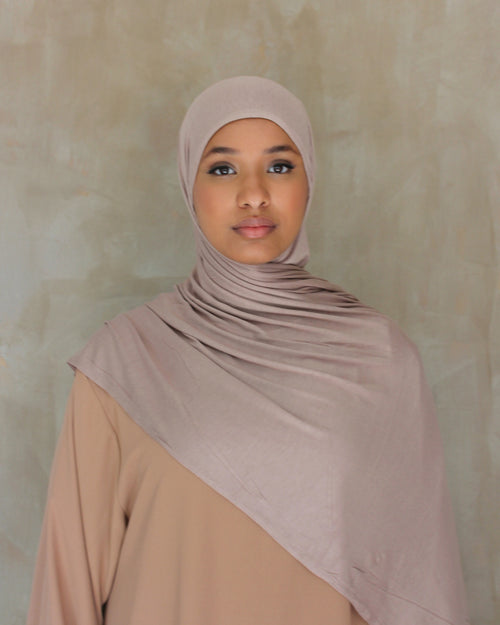 Beige Premium Jersey Hijab