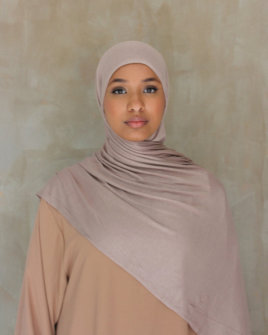 Beige Premium Jersey Hijab