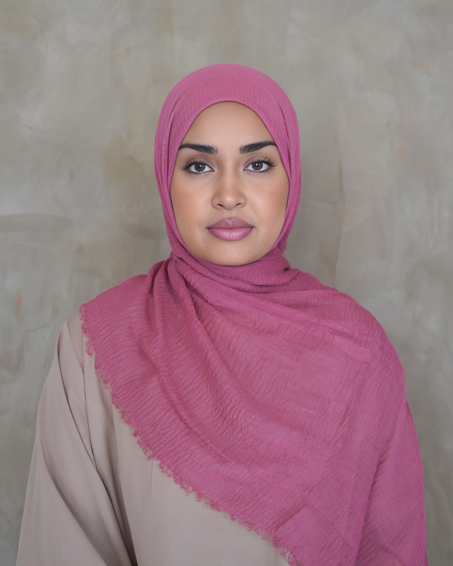 Persian Rose Crinkle Cotton Hijab
