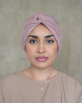 Mulberry Jersey Turban Wrap
