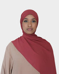Rust Red Chiffon Hijab