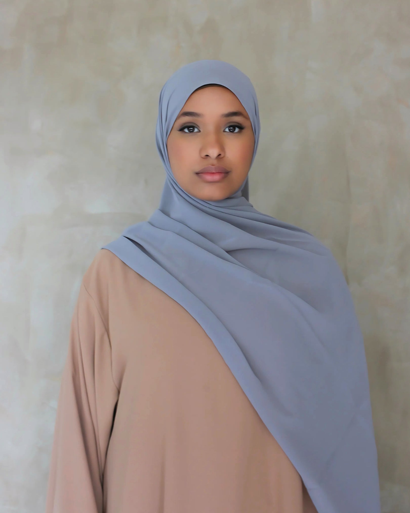 Medium Grey Chiffon Hijab