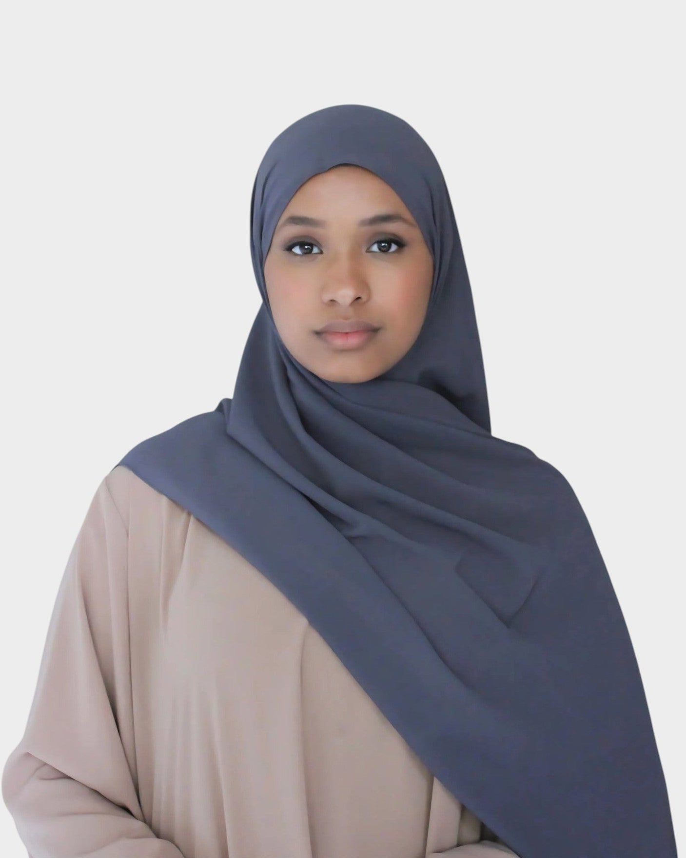 Slate Grey Chiffon Hijab