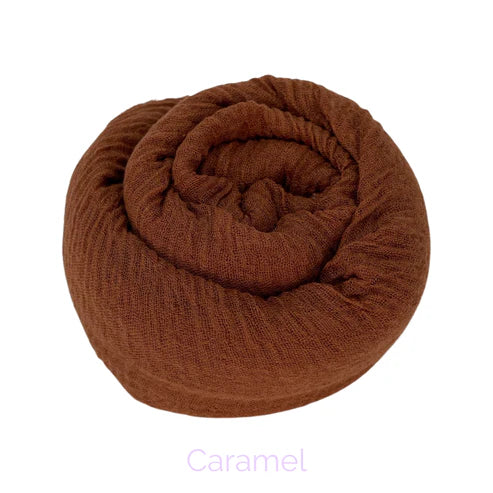 Caramel Crinkle Cotton Hijab