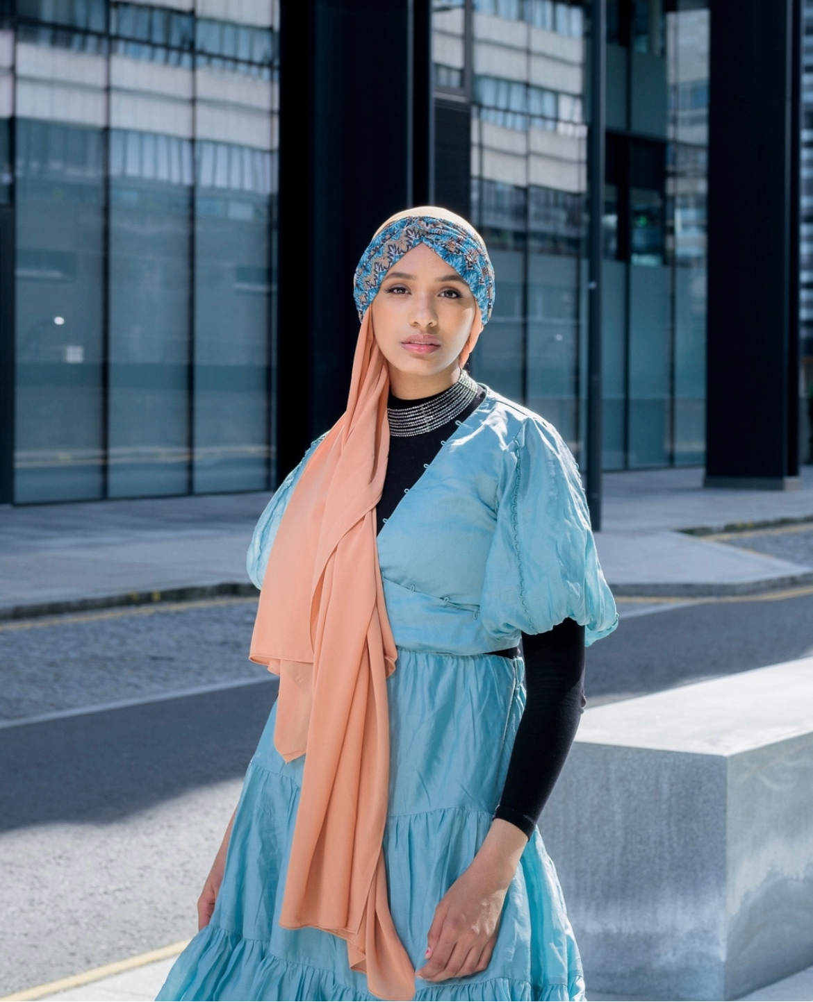 Spiced Orange Chiffon Hijab