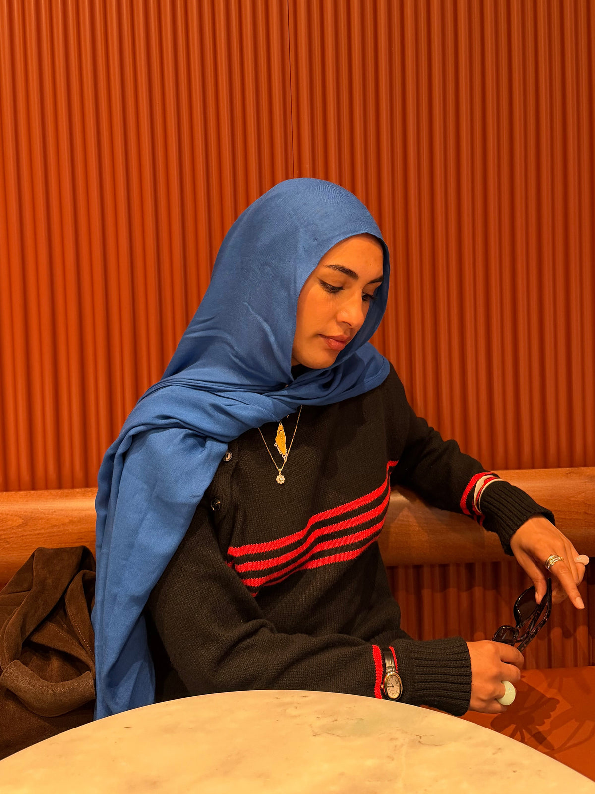 Cobalt Blue Modal Hijab