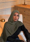Olive Green Modal Hijab