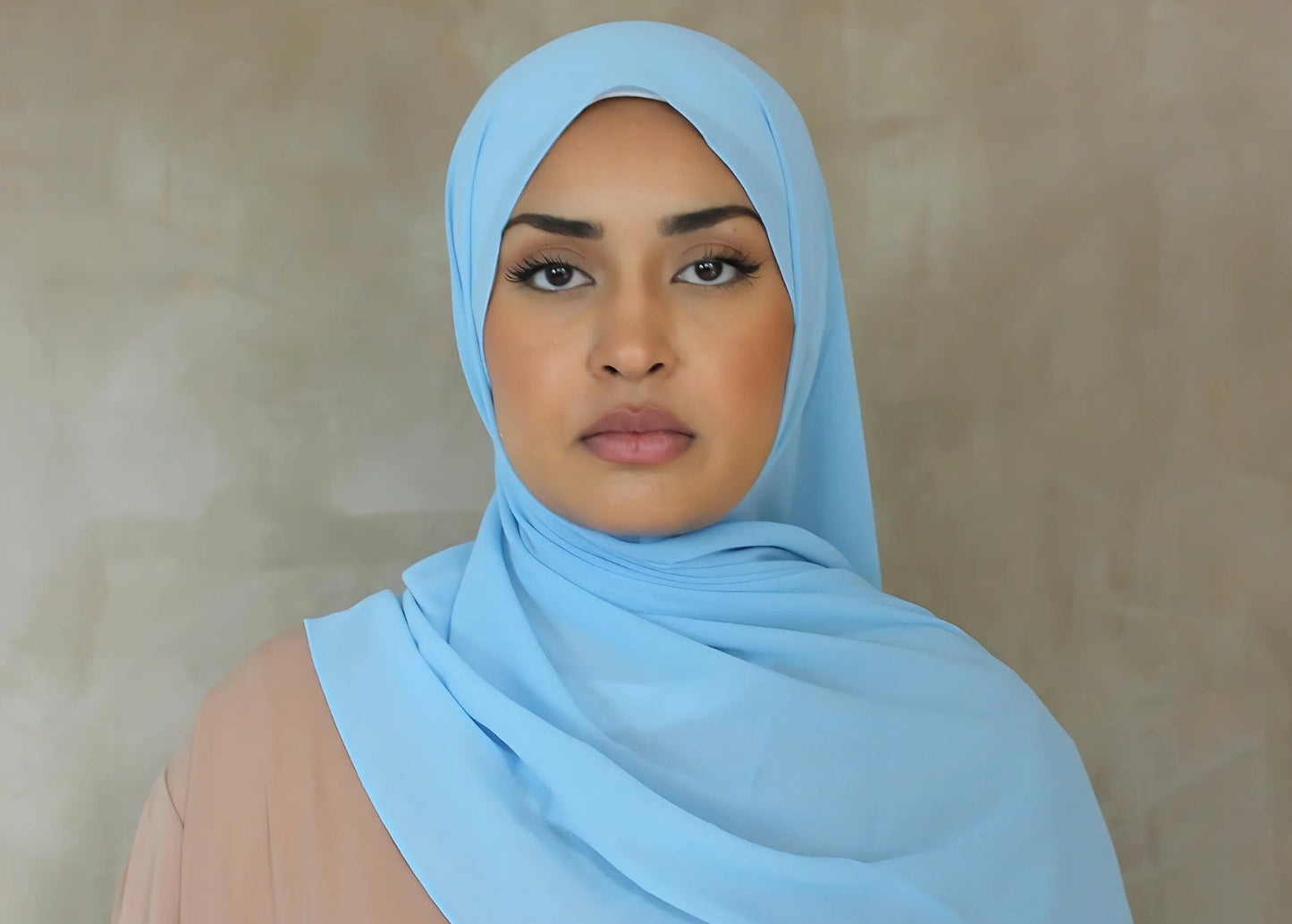 Baby Blue Chiffon Hijab