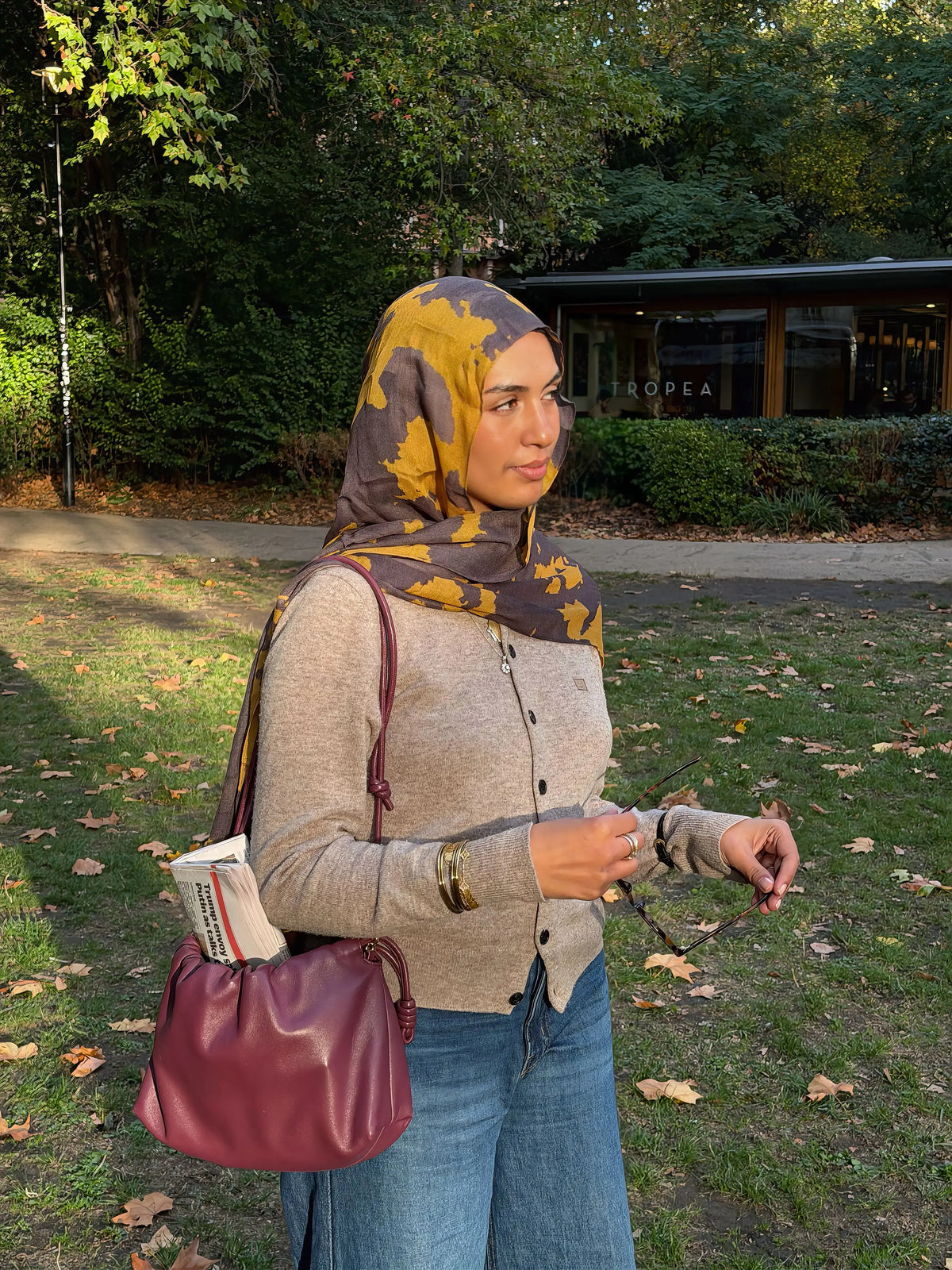 Saffron Smoke Modal Hijab