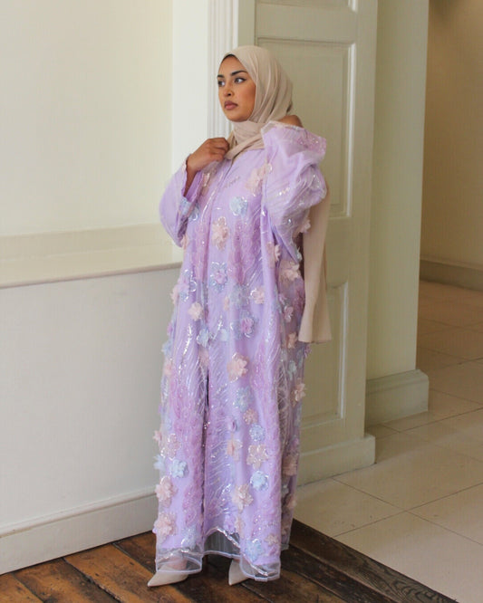 Lavender Dream - Embellished Abaya