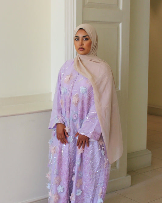 Lavender Dream - Embellished Abaya