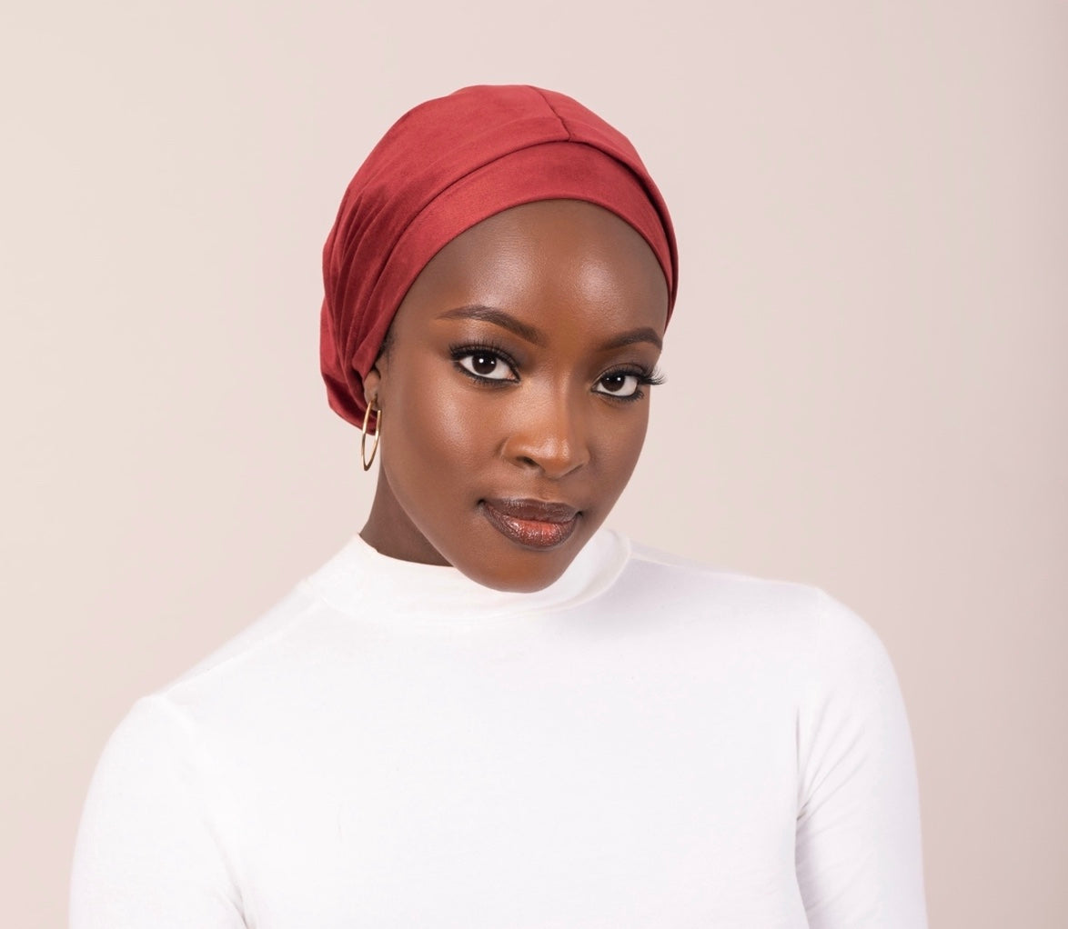 ❗️Suede Effect Turban Wrap