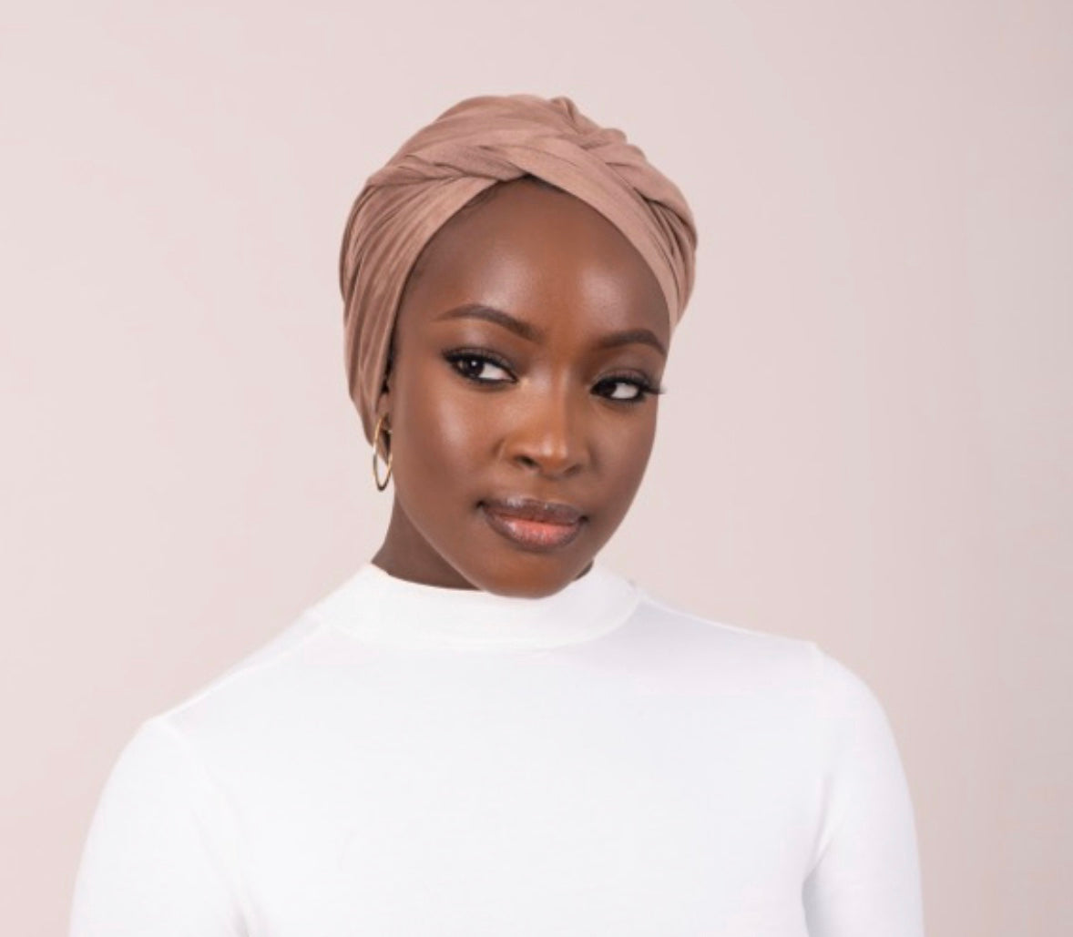 ❗️Suede Effect Turban Wrap