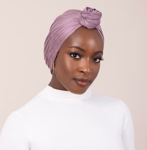 ❗️Suede Effect Turban Wrap