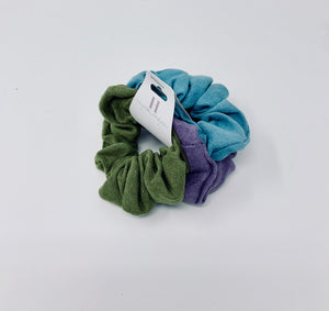 Suede Effect Hair Scrunchies