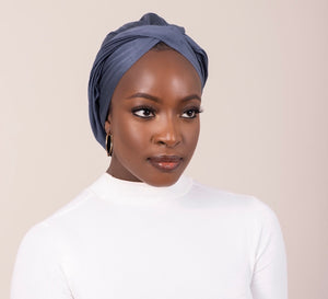 ❗️Suede Effect Turban Wrap