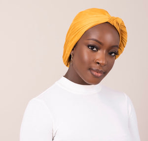 ❗️Suede Effect Turban Wrap