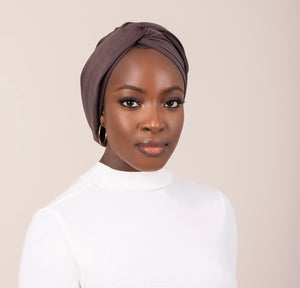 ❗️Suede Effect Turban Wrap