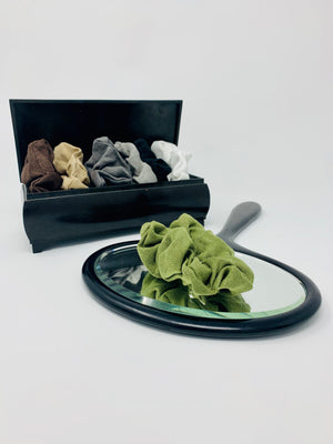 Suede Effect Hair Scrunchies