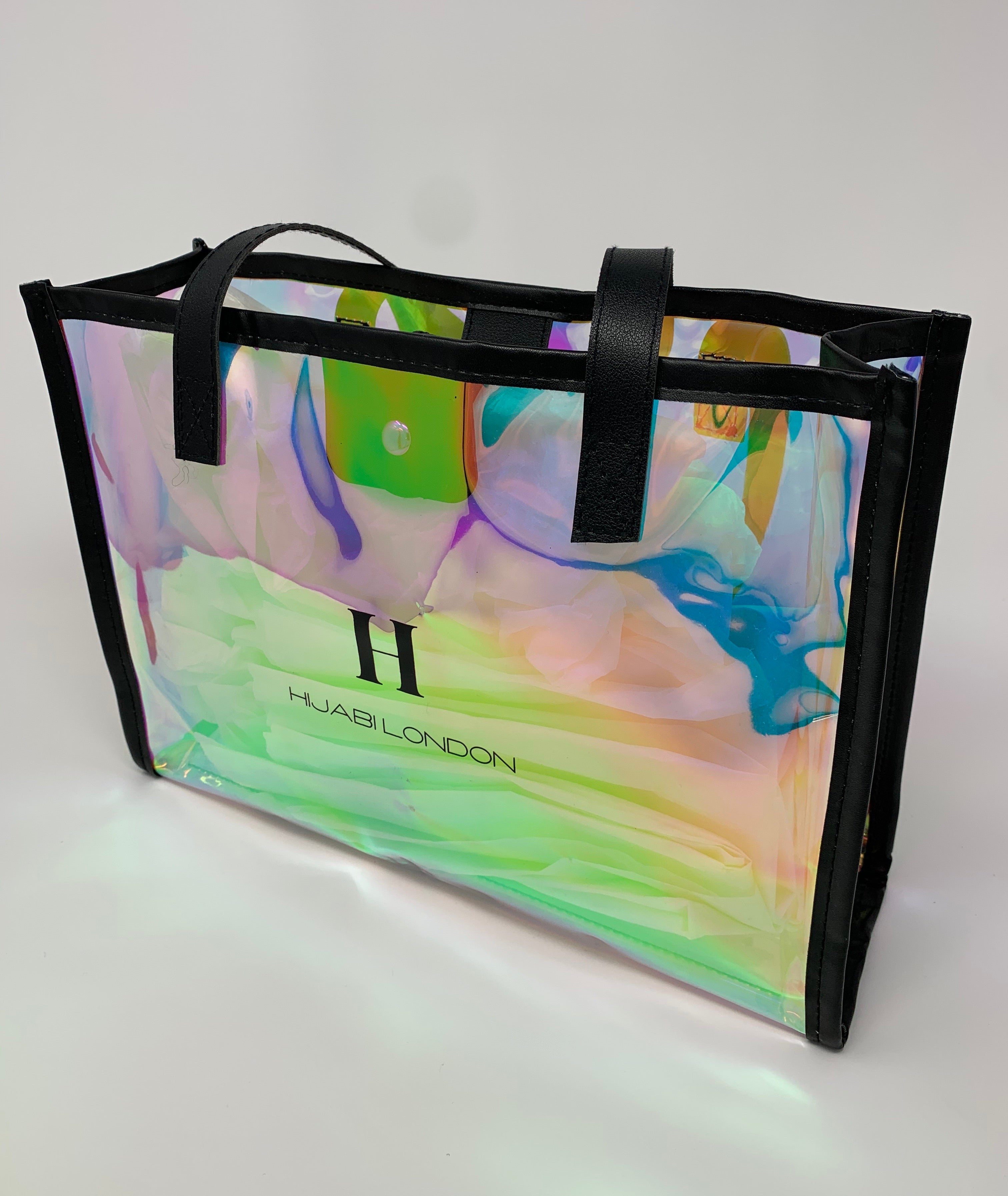 Clear Holographic HijabiLondon Handbag