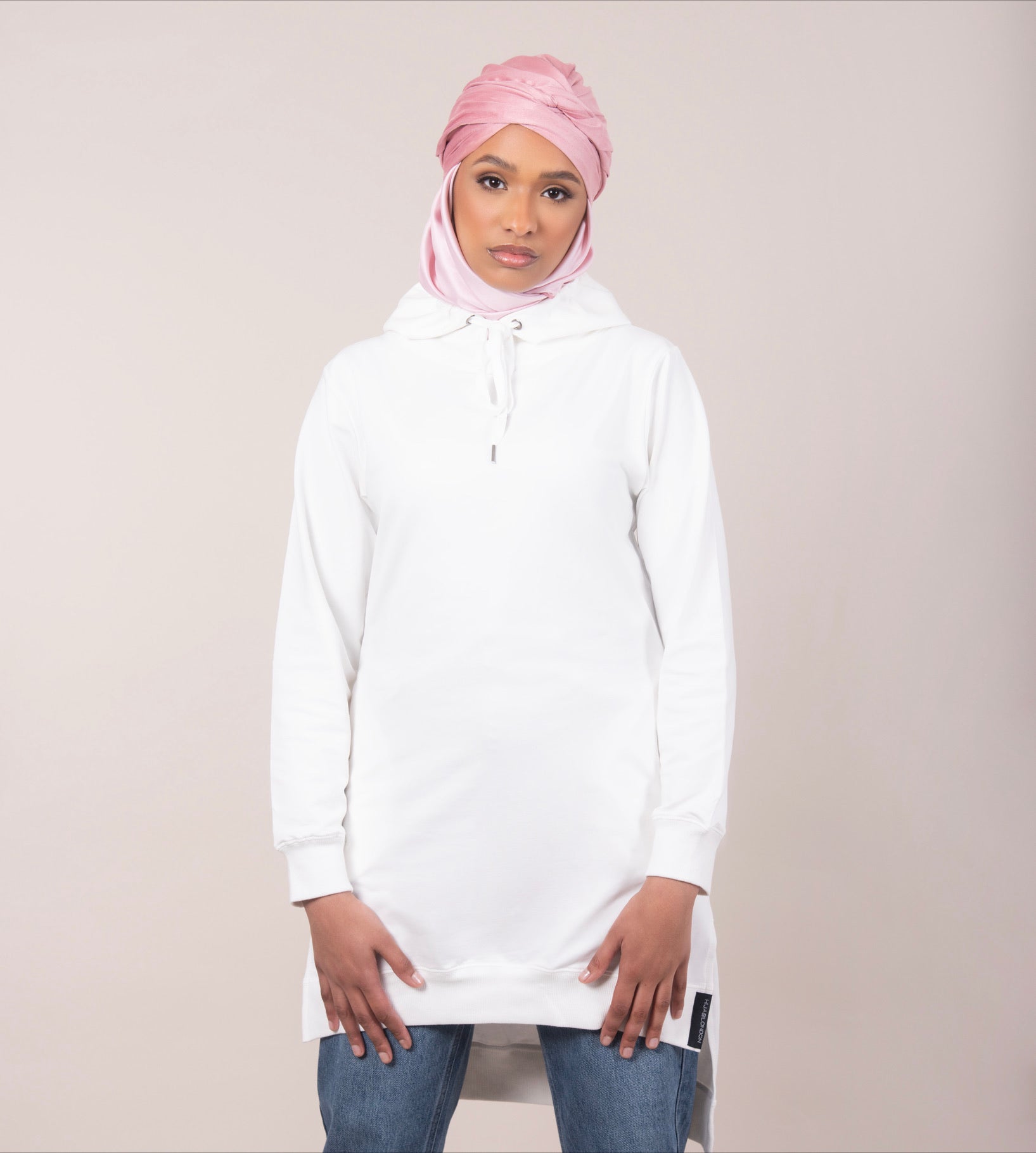 Hoodie dress hijab hot sale